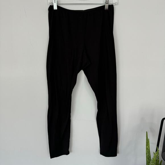 Cuddl Duds Black Layering Leggings Elasticized Waist Women's Approx Size Small - Picture 1 of 6